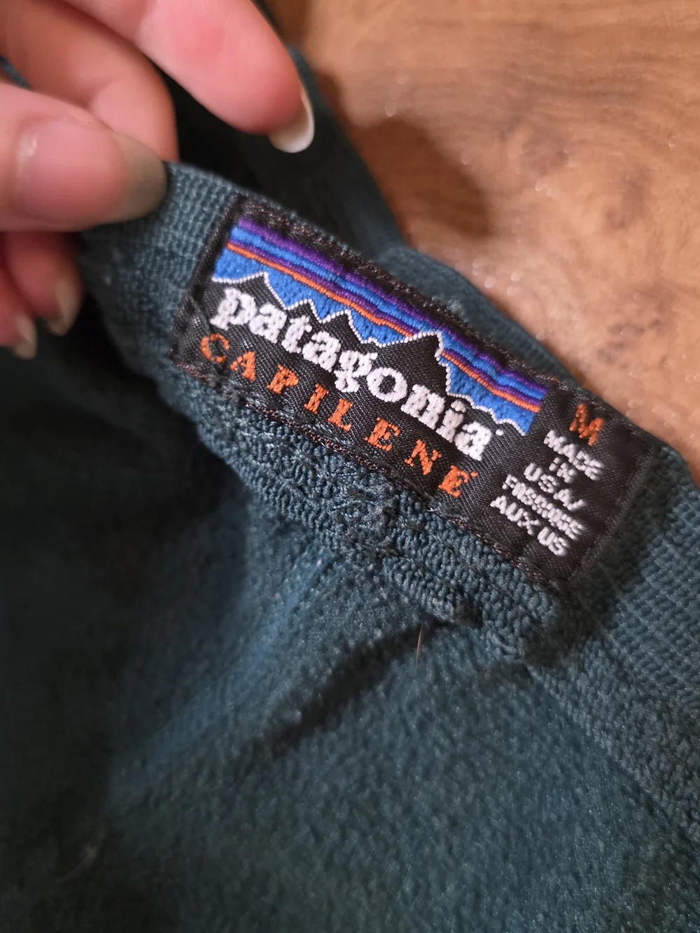 Patagonia Capilene Green Fleece Pants